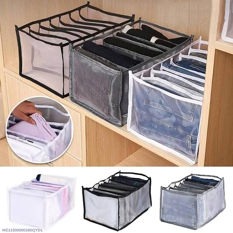 Transparent Closet Organizer for Wardrobe & Drawer Storage