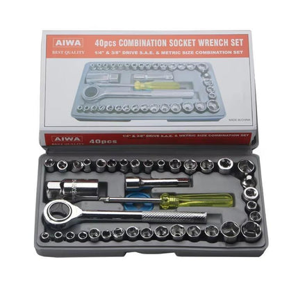 Chrome Vanadium 40-Piece Tool Kit Set