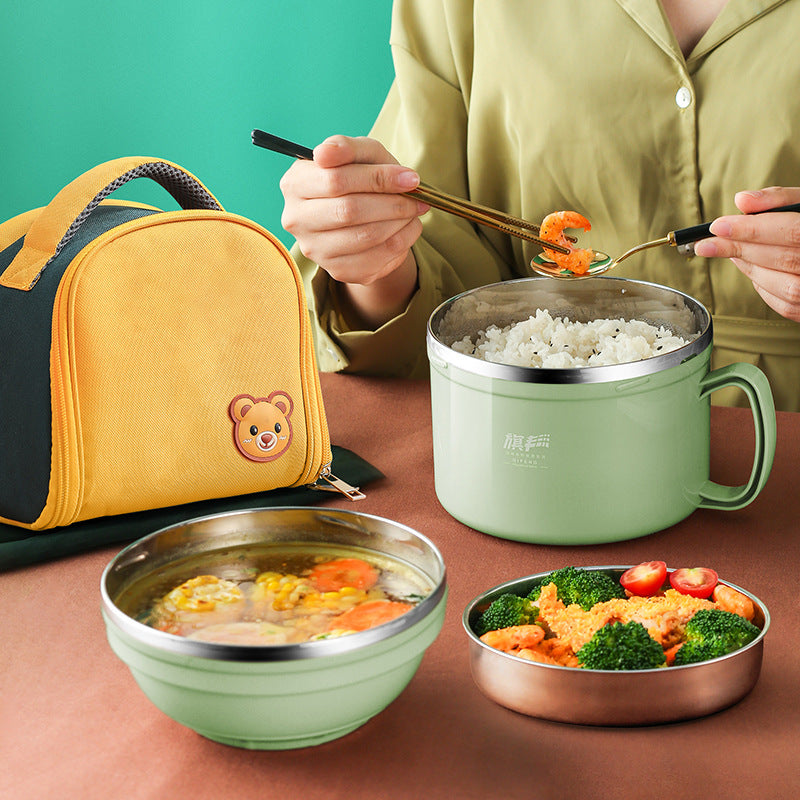 Stainless Steel Insulated Lunch Box for Kids
