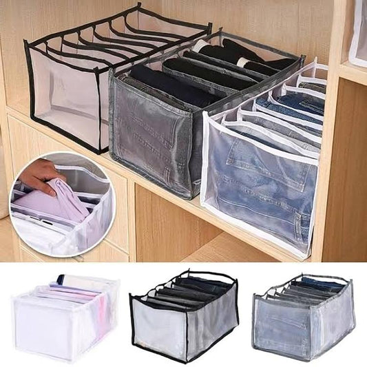 Transparent Closet Organizer for Wardrobe & Drawer Storage