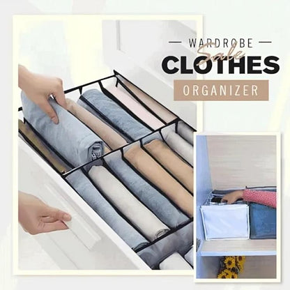 Transparent Closet Organizer for Wardrobe & Drawer Storage