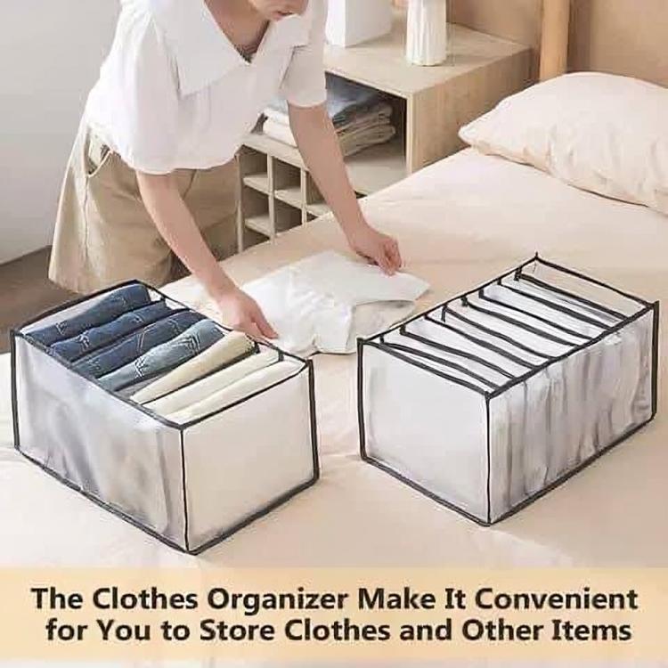 Transparent Closet Organizer for Wardrobe & Drawer Storage