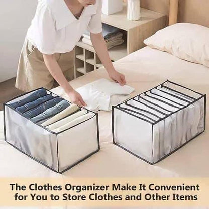 Transparent Closet Organizer for Wardrobe & Drawer Storage